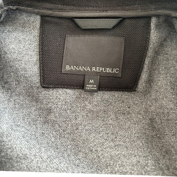 NEW Banana Republic Flannel Bomber Jacket with Coolmax Technology - Men’s Medium - Picture 6 of 8